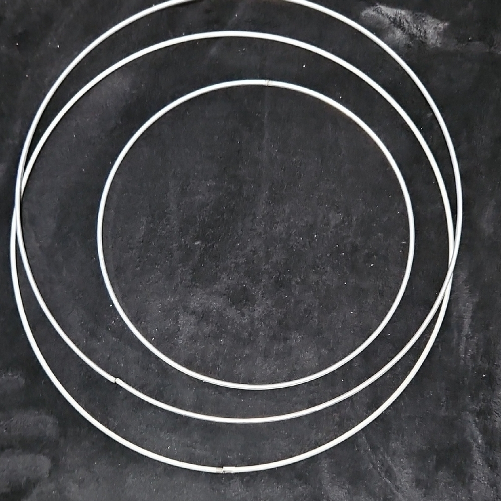 Set of 3 Metal Craft or Floral Project Rings